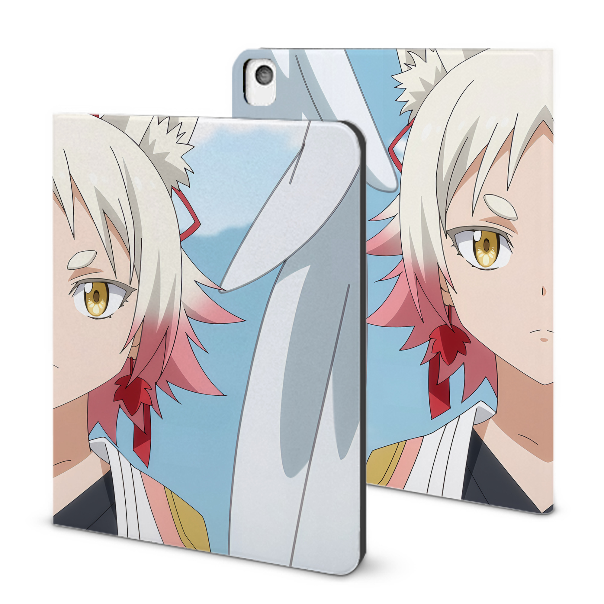 （画像用） 転スラ Regarding Reincarnated to Slime IPadケース ペンホルダー付き ブックスタイルデザイン